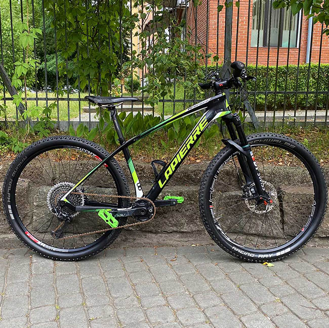 Lapierre Prorace 627 czarno zielony rower MTB hardtail