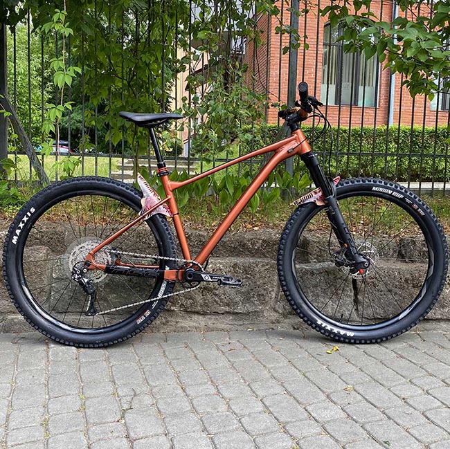 Giant Fathom 2 pomarańczowy rower MTB hardtail