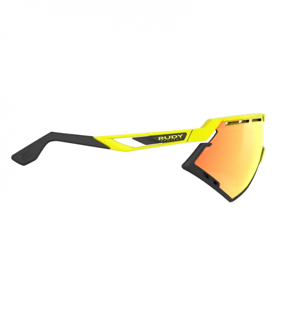 Okulary rowerowe RUDY PROJECT Defender fluo żółte prawy profil