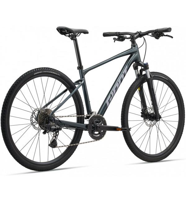 Rower Crossowy Giant Roam 2 Asphalt Green widok z tyłu