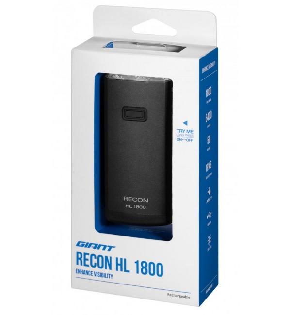 Lampka rowerowa przednia Giant Recon HL 1800 box