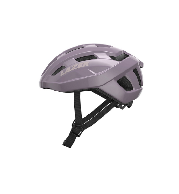 Kask rowerowy Lazer Tempo KinetiCore Mulberry lewy bok