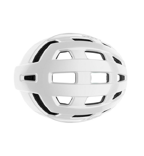 Kask rowerowy Lazer Tempo KinetiCore White góra