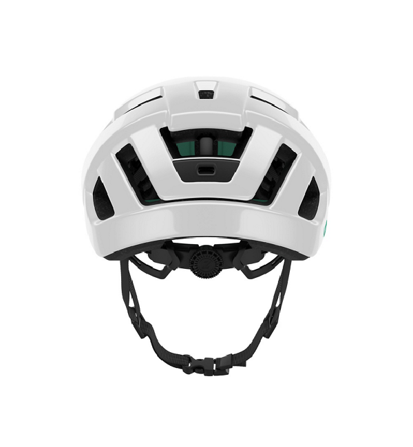 Kask rowerowy Lazer Tempo KinetiCore White tył