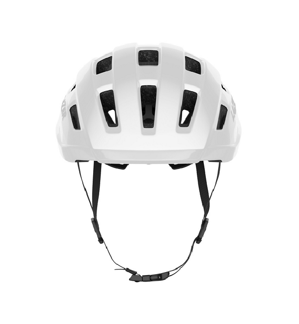 Kask rowerowy Lazer Tempo KinetiCore White przód
