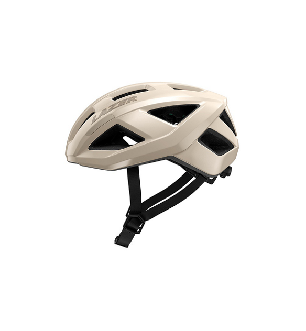 Kask rowerowy Lazer Tonic KinetiCore Latte (Rozmiar M) lewy bok