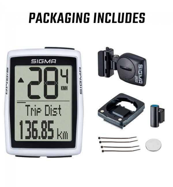 Licznik rowerowy SIGMA BC 12.0 WL STS zawartość box