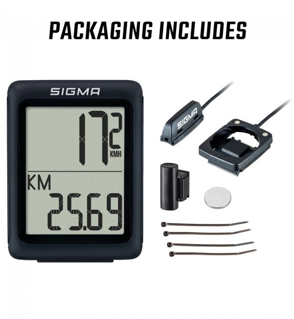 Licznik rowerowy SIGMA BC 5.0 WR zawartość box