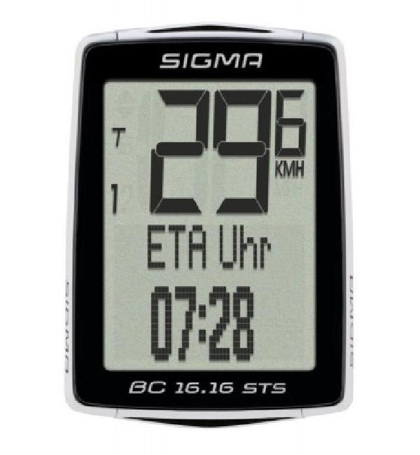Licznik rowerowy SIGMA BC 16.16 STS - bezprzewodowy centralnie