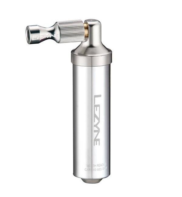 Lezyne Alloy Drive CO2 - pompka na naboje 16 g, srebrna