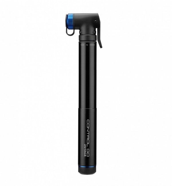 Mini pompka rowerowa Giant Control Go 2-Stage Mini (Czarna)