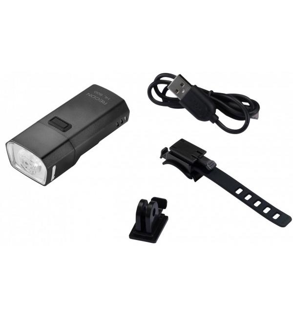 Lampka przednia Giant Recon HL 600 Zestaw
