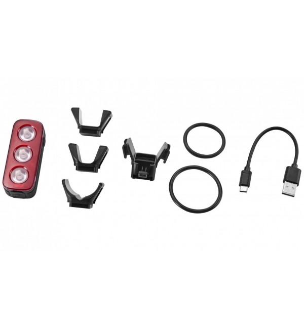 Lampka tylna Giant Recon+ TL 300 zestaw, akcesoria