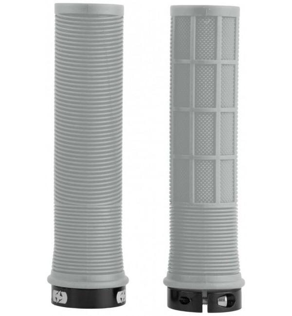 Chwyty rowerowe OXC MTB Driver Lock-On 130 mm szare
