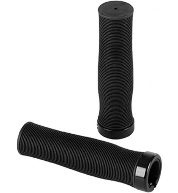 Chwyty rowerowe Accent Rush Pro przykręcane czarne